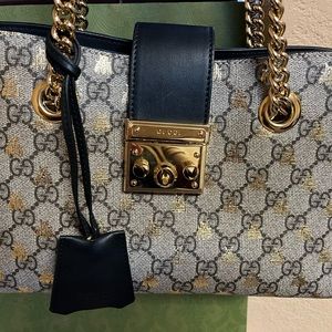 Gucci Bee Padlock Shoulder Bag